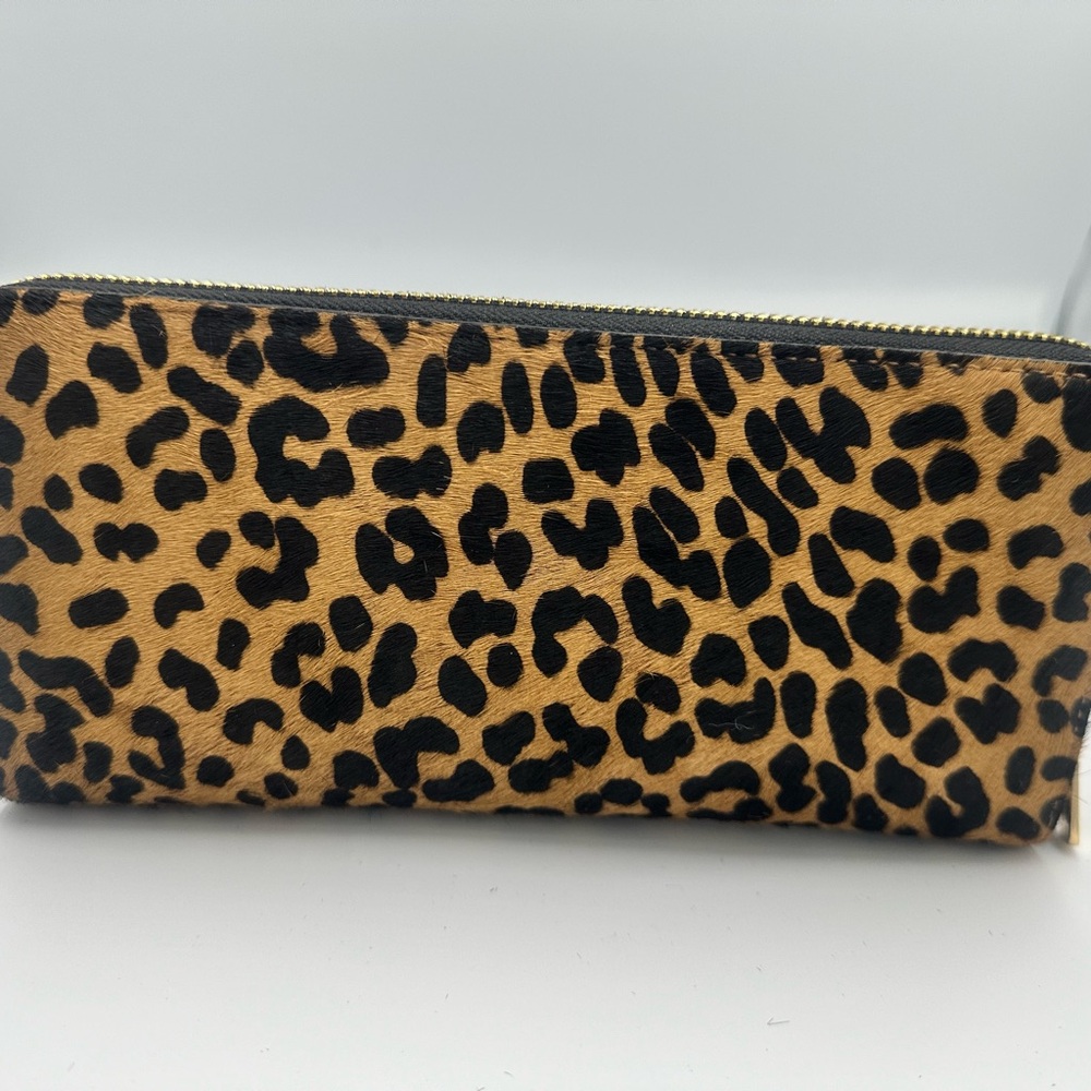 Michael Kors jet set Large Continental wallet wristlet Calf Hair Blackk Multi - Picture 6 of 9